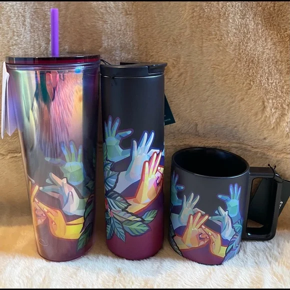 Starbucks 2021 ASL American Sign Language Venti Tumbler 24oz - Connection  Design By Deaf Artist Yiqiao Wang Starbucks Venti Tumbler 24 Oz